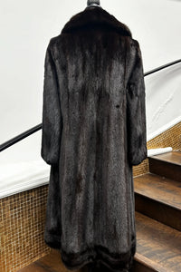 Vintage Mahogany Mink Reversible 7/8 Coat