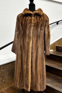Vintage Autumn Haze Mink 7/8 Coat