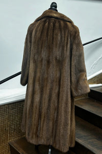 Vintage Autumn Haze Mink 7/8 Coat