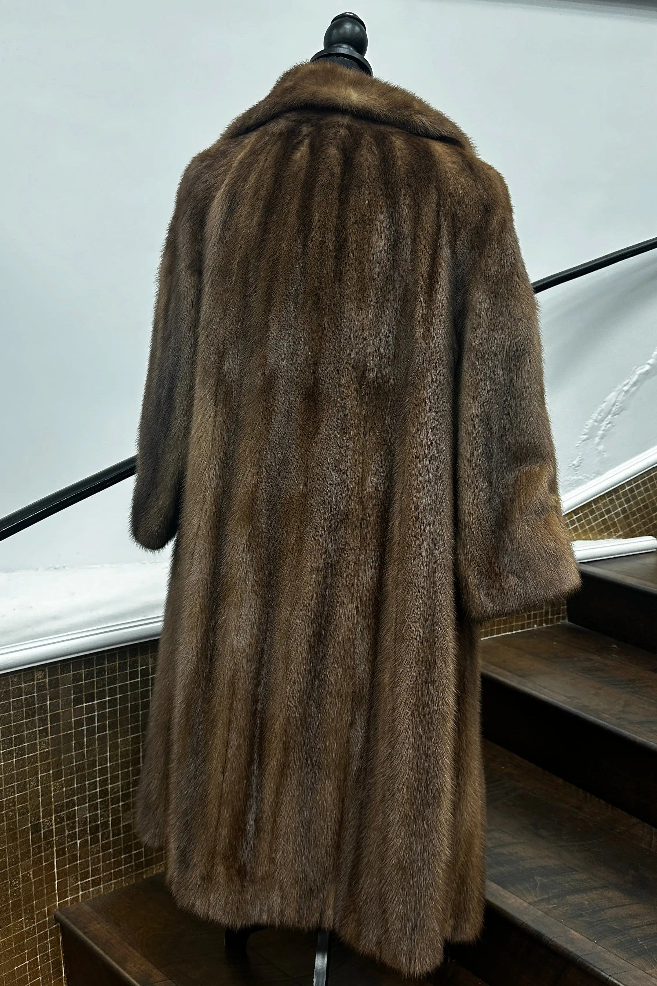 Vintage Autumn Haze Mink 7/8 Coat