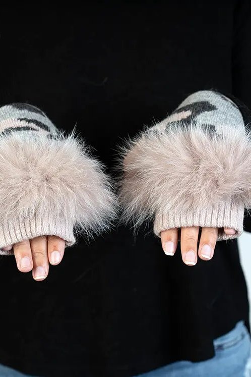 Camouflage Fingerless Gloves