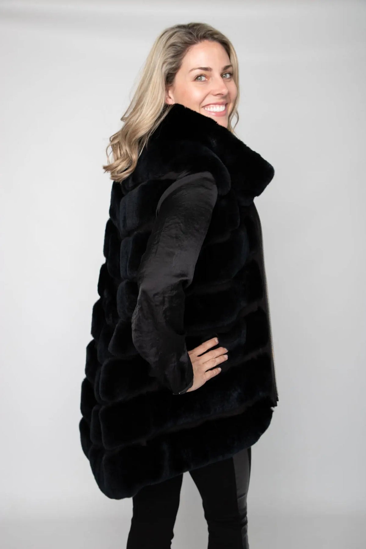 Black Rexx and Suede Vest