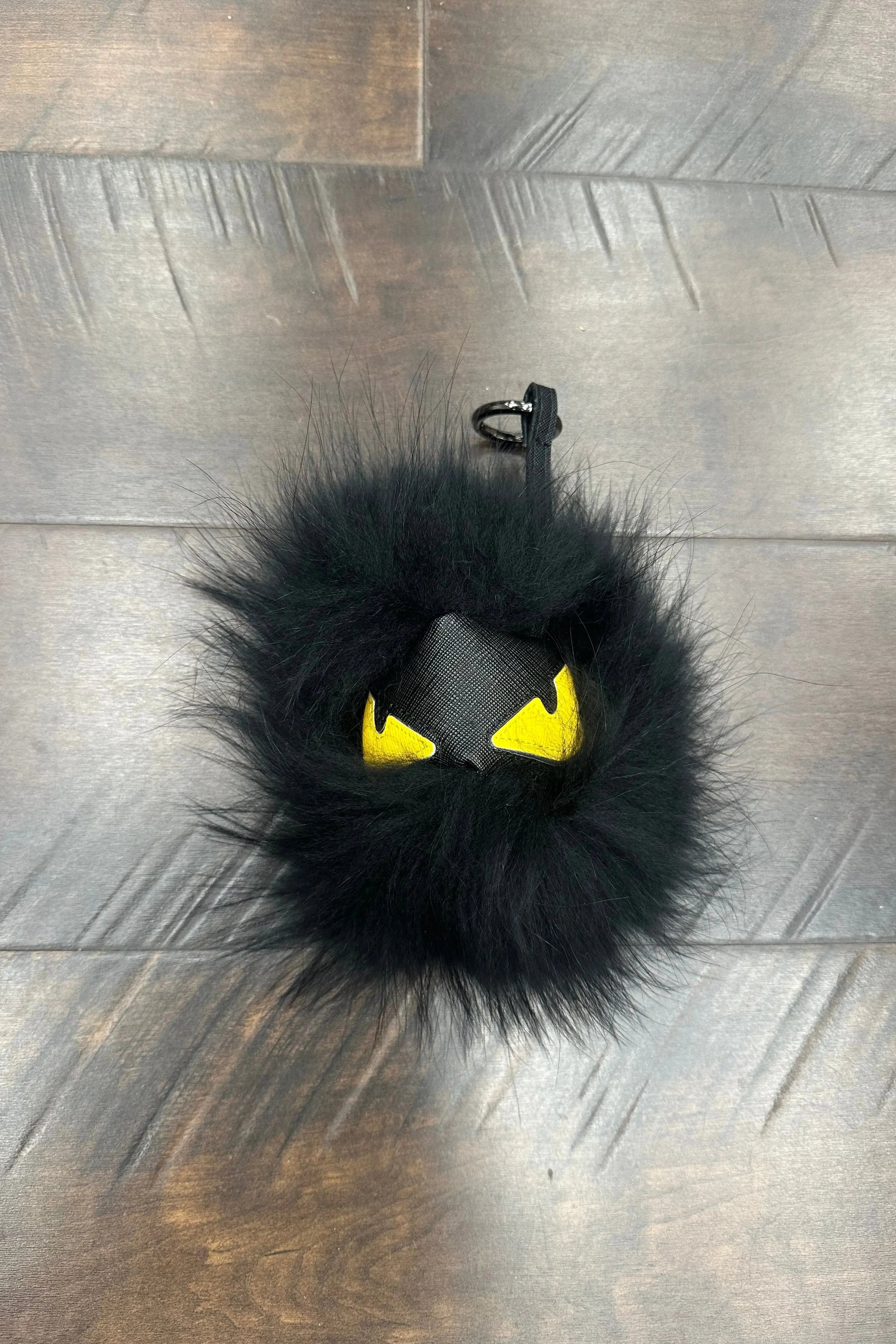 Black with Black Monster Keychain