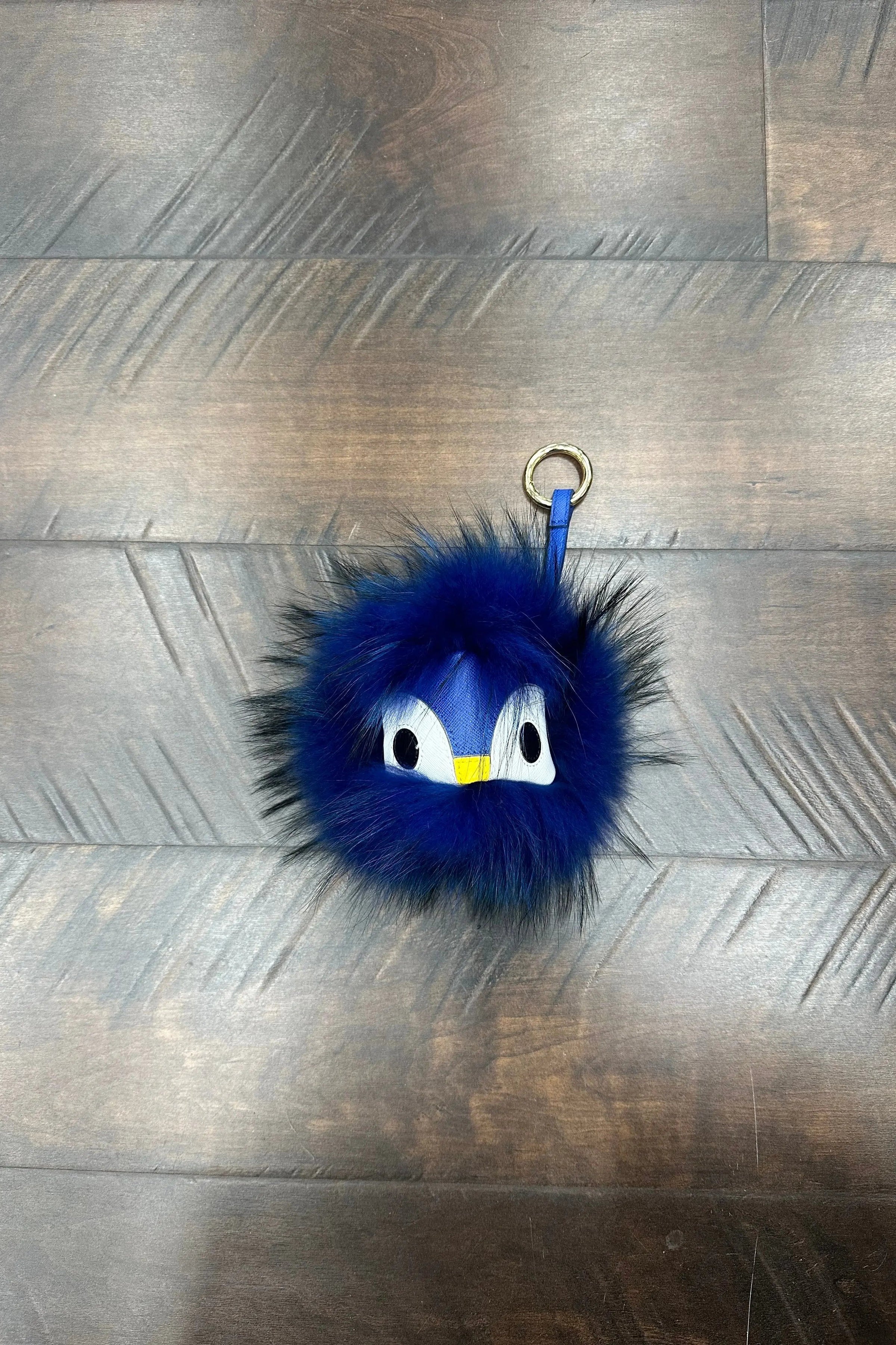Blue Fox/Blue Eyes Monster Keychain