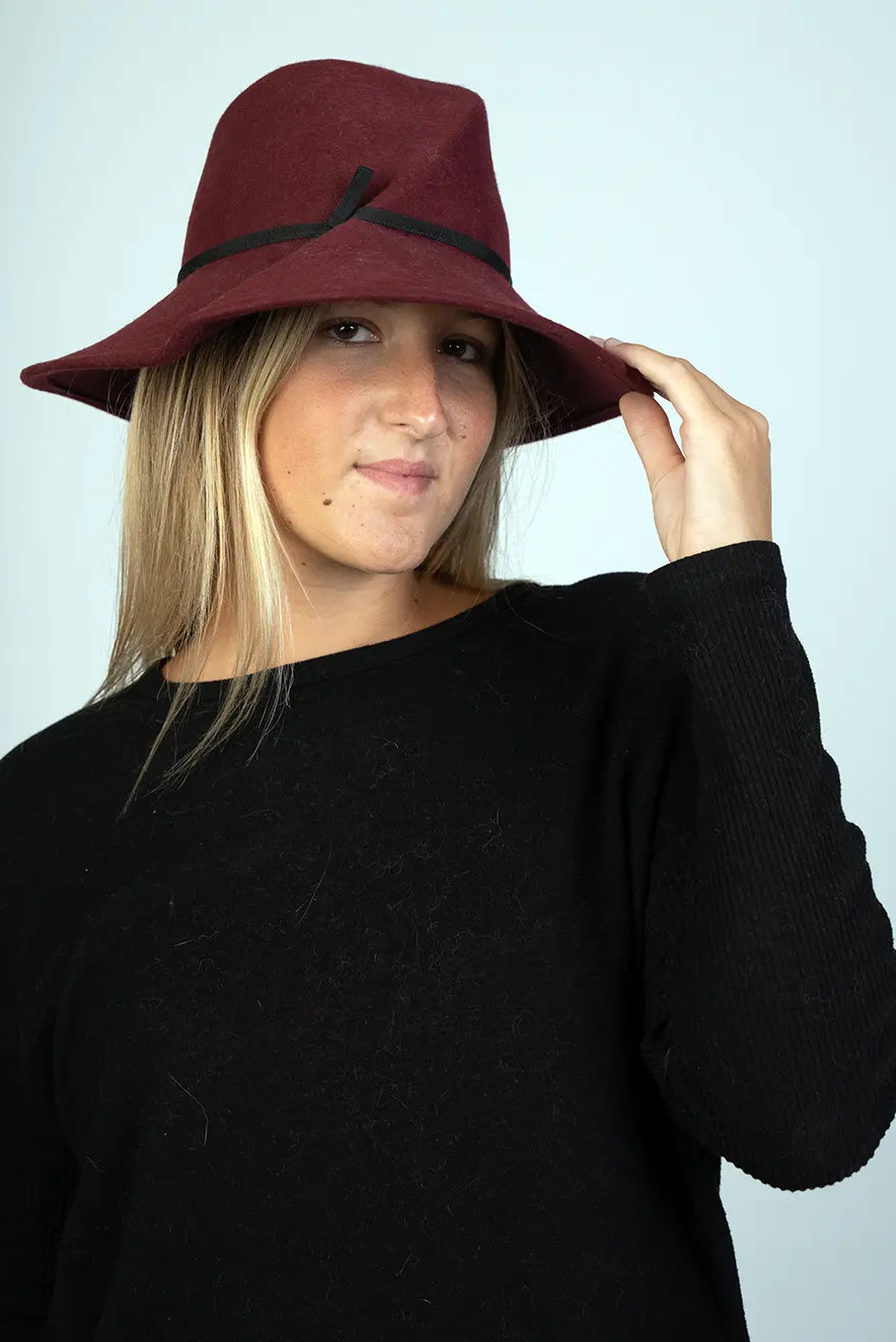 Burgundy Hat
