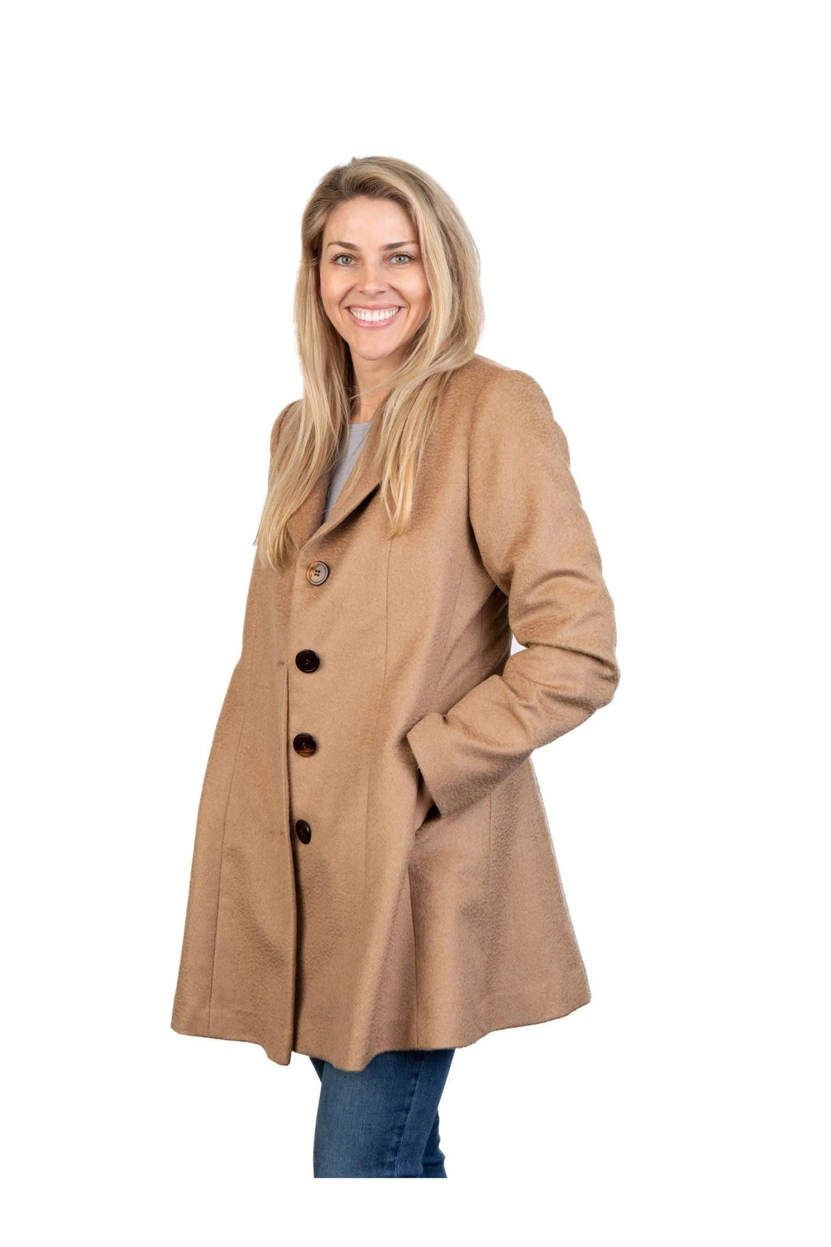 Camel Wool Blend Stroller