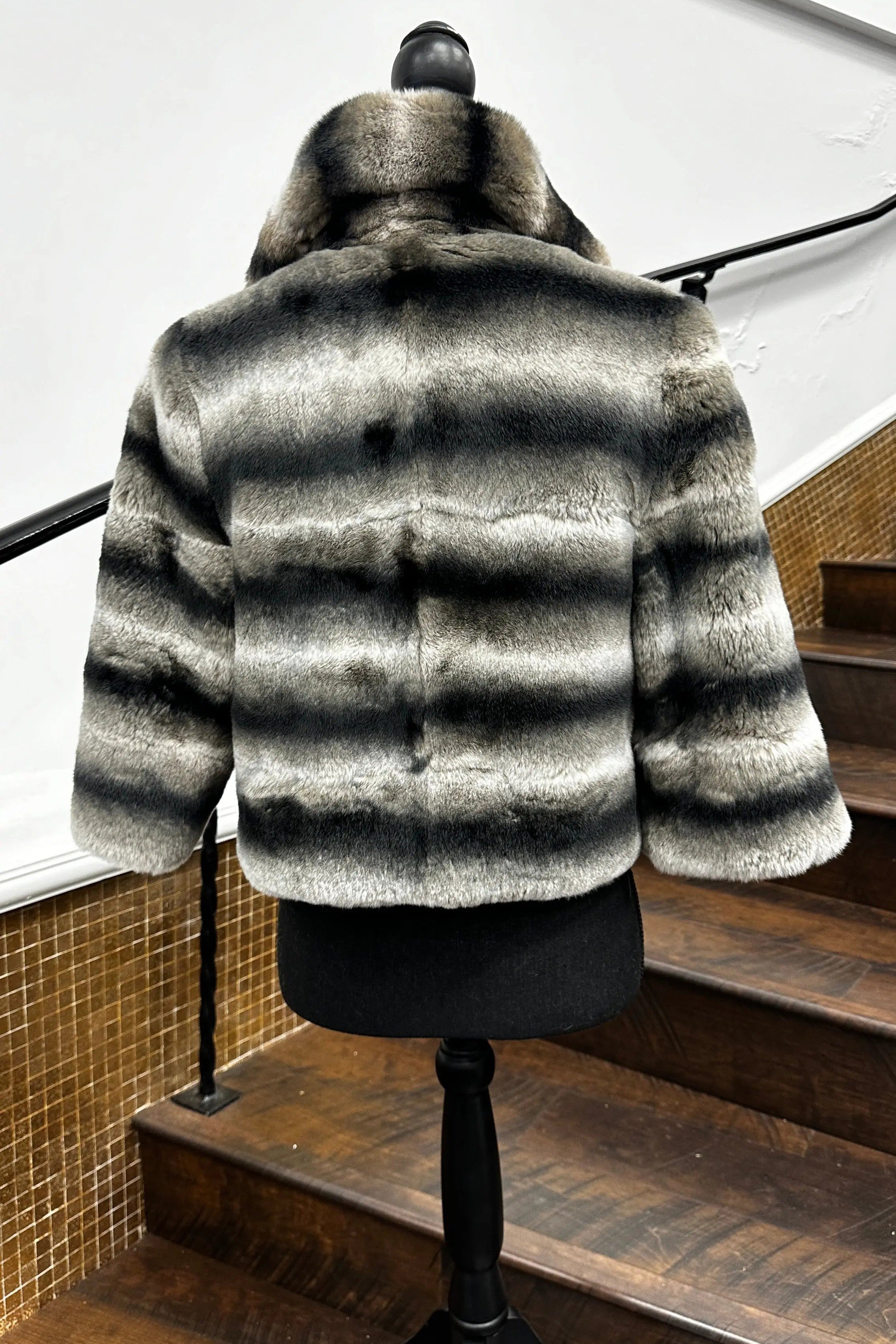 Vintage Chinchilla Rexx Rabbit Jacket