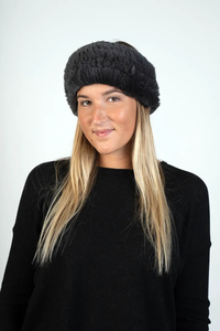 Dyed Knitted Rex Headband