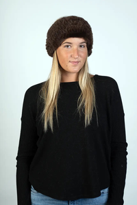 Dyed Knitted Rex Headband