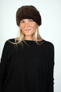 Dyed Knitted Rex Headband