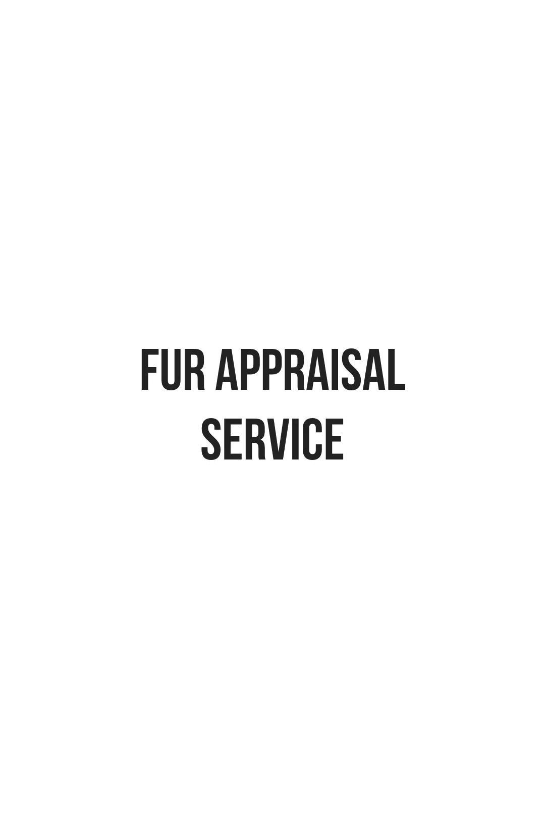 Fur Appraisal Service