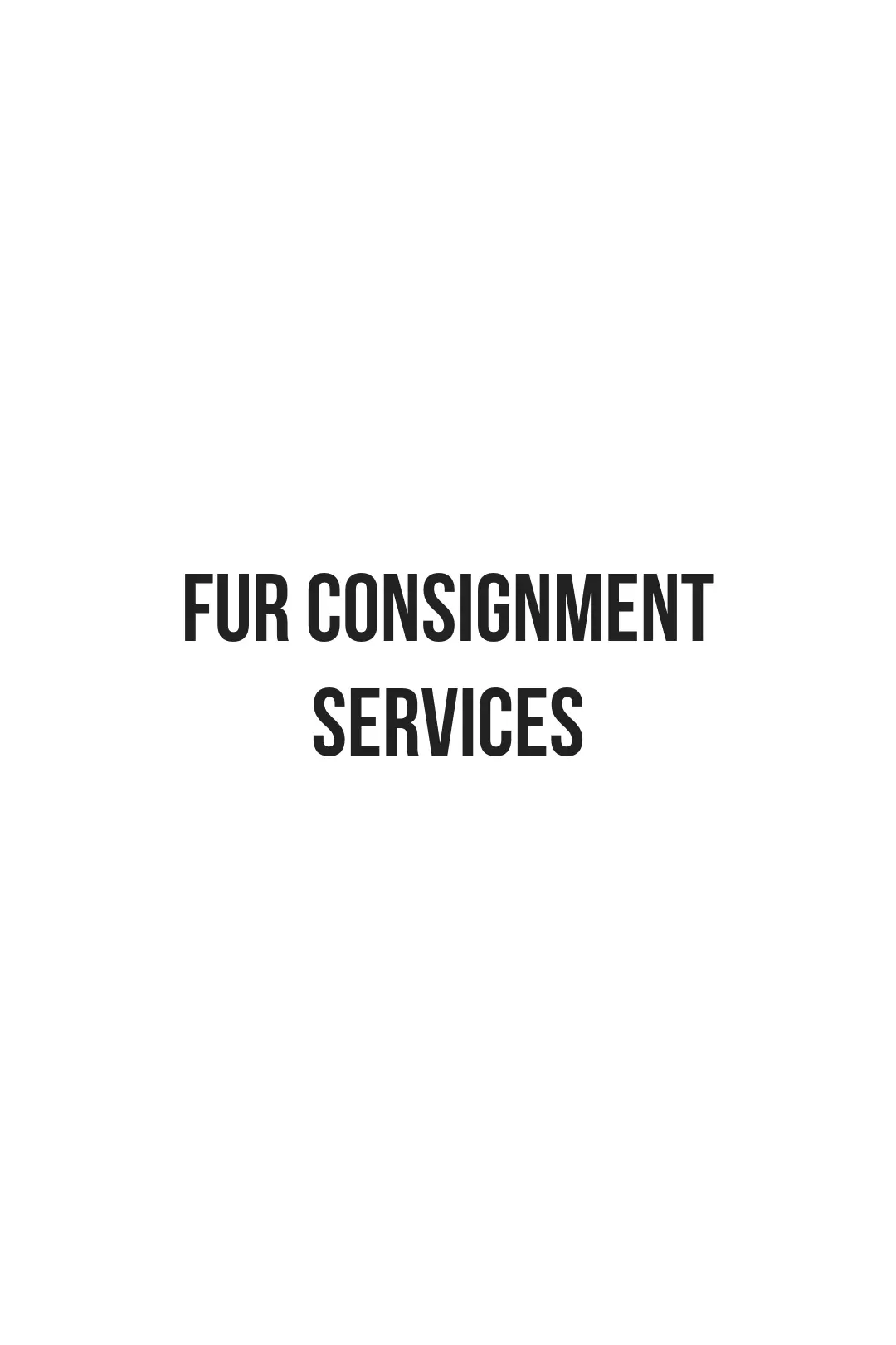 Fur Consignment Services
