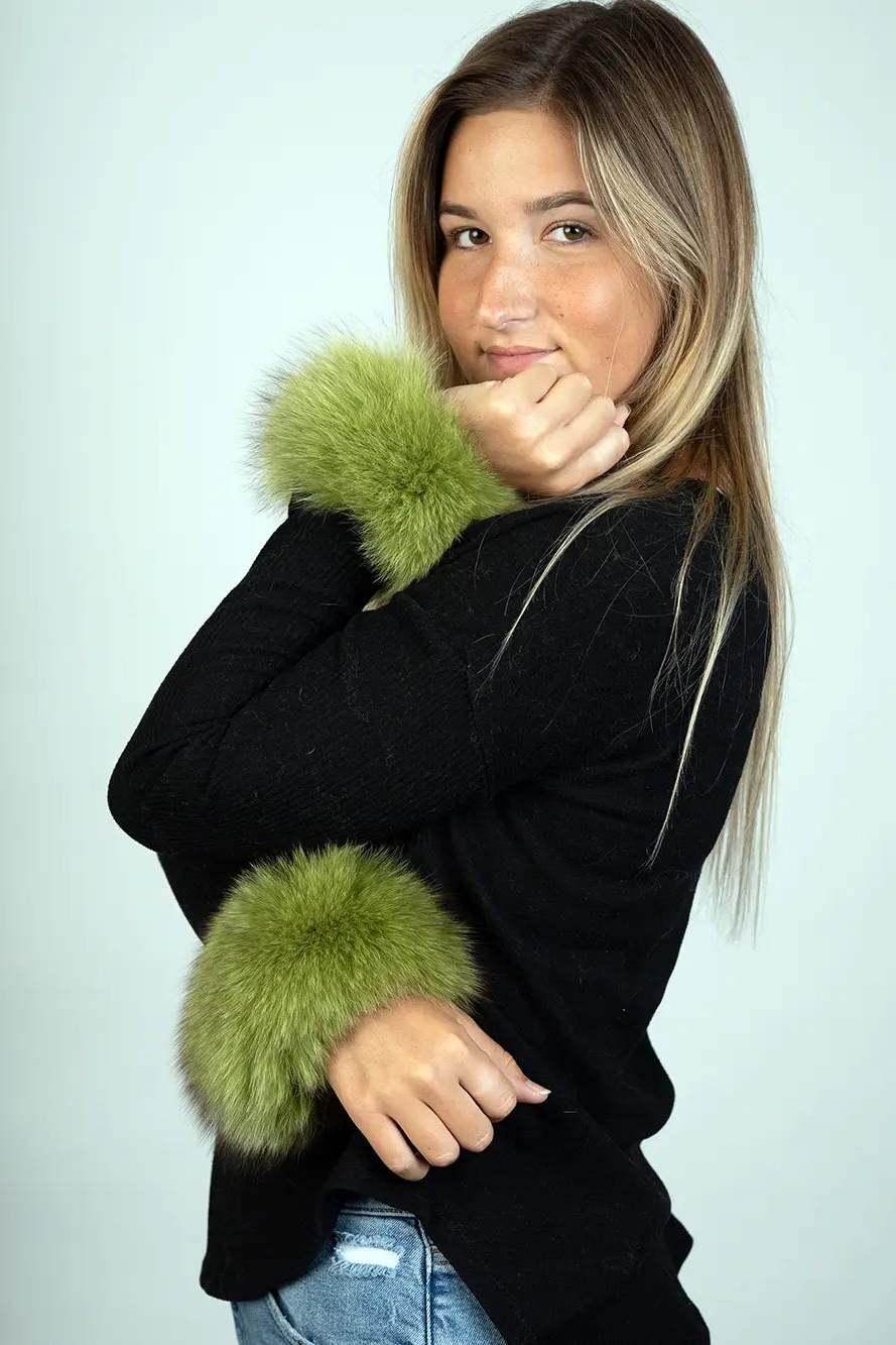 Lime Fox Slap Bracelet