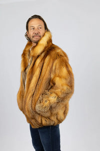 Men's Red Fox Bomber Jacket