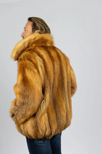 Men's Red Fox Bomber Jacket
