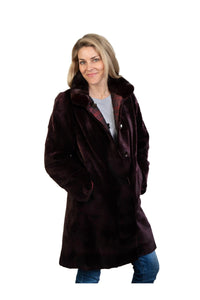Merlot Sheared Mink Reversible Stroller