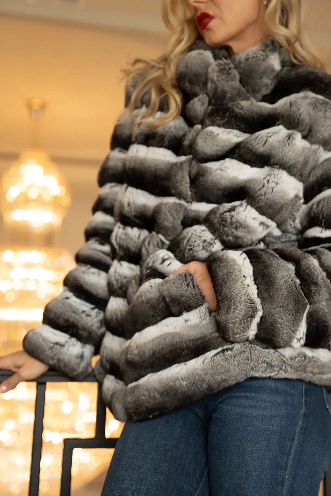 Natural Chinchilla Jacket