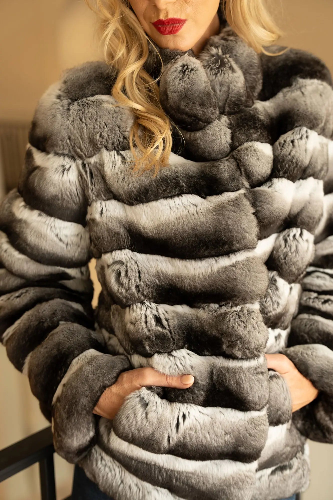 Natural Chinchilla Jacket
