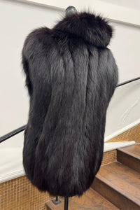 Vintage Black Fox Vest