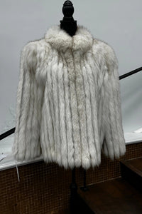 Vintage Blue Fox Jacket