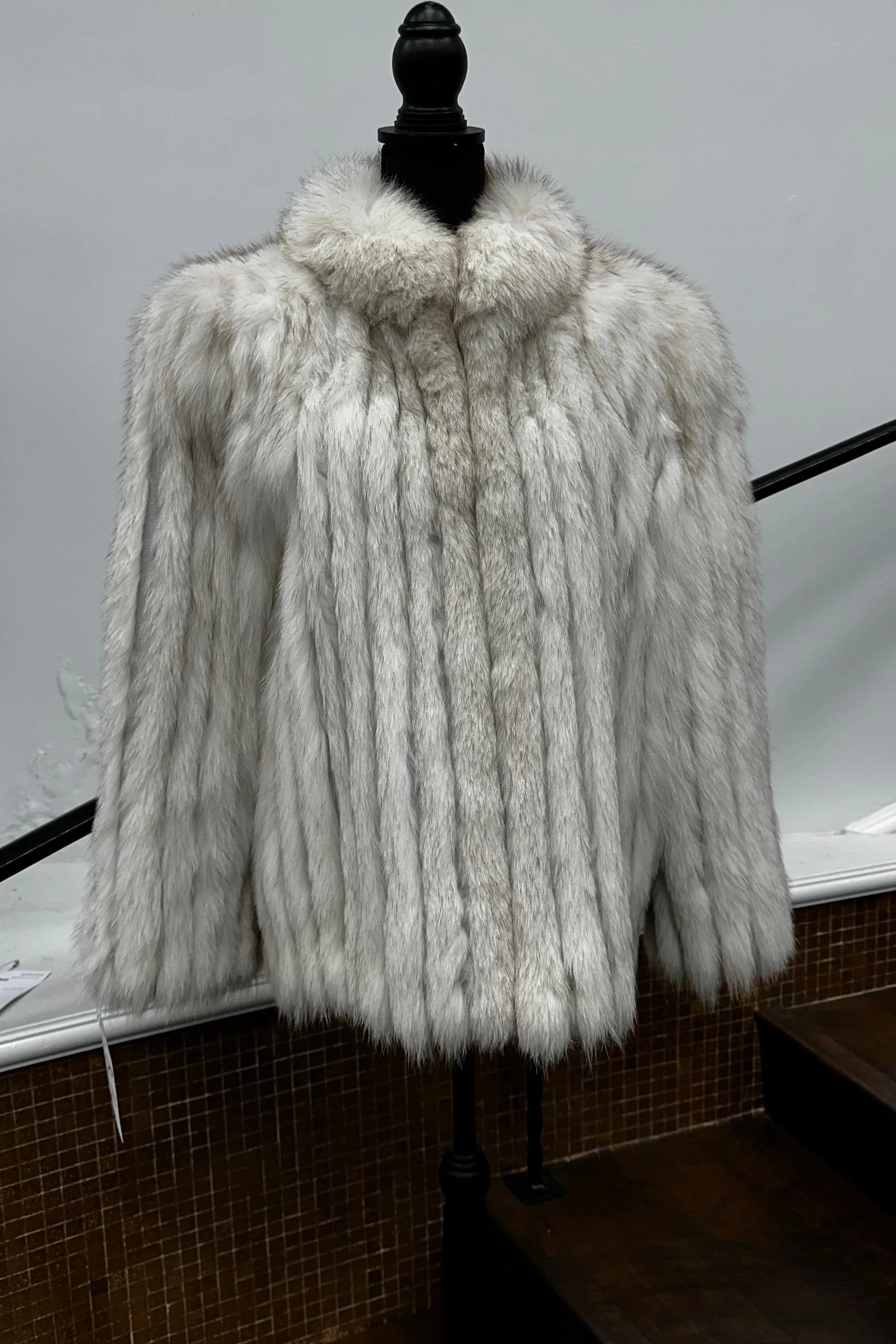 Vintage Blue Fox Jacket