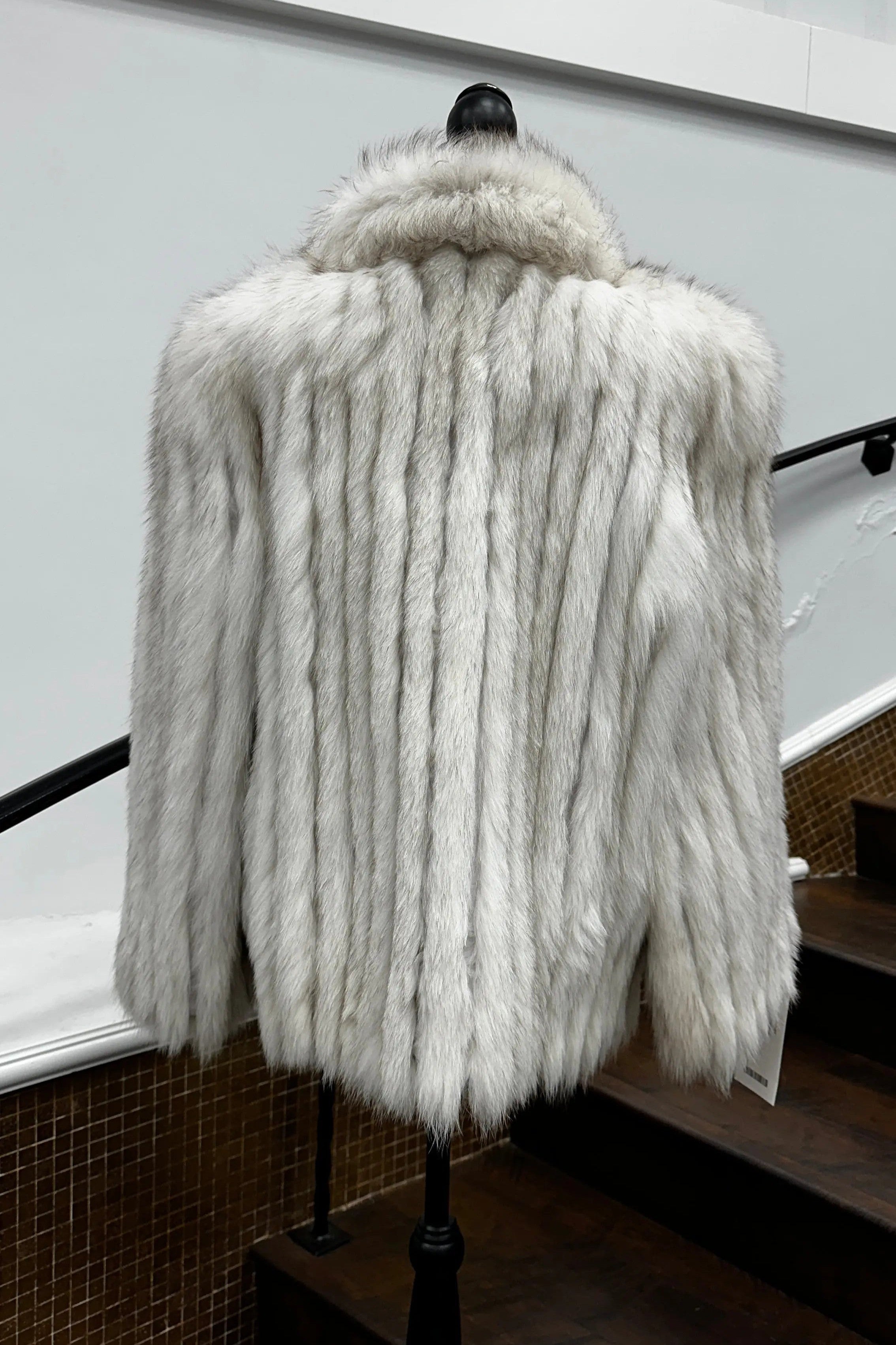 Vintage Blue Fox Jacket