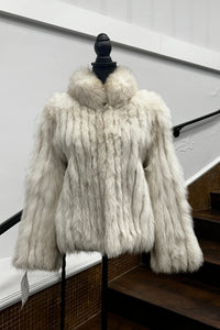 Vintage Blue Fox Jacket