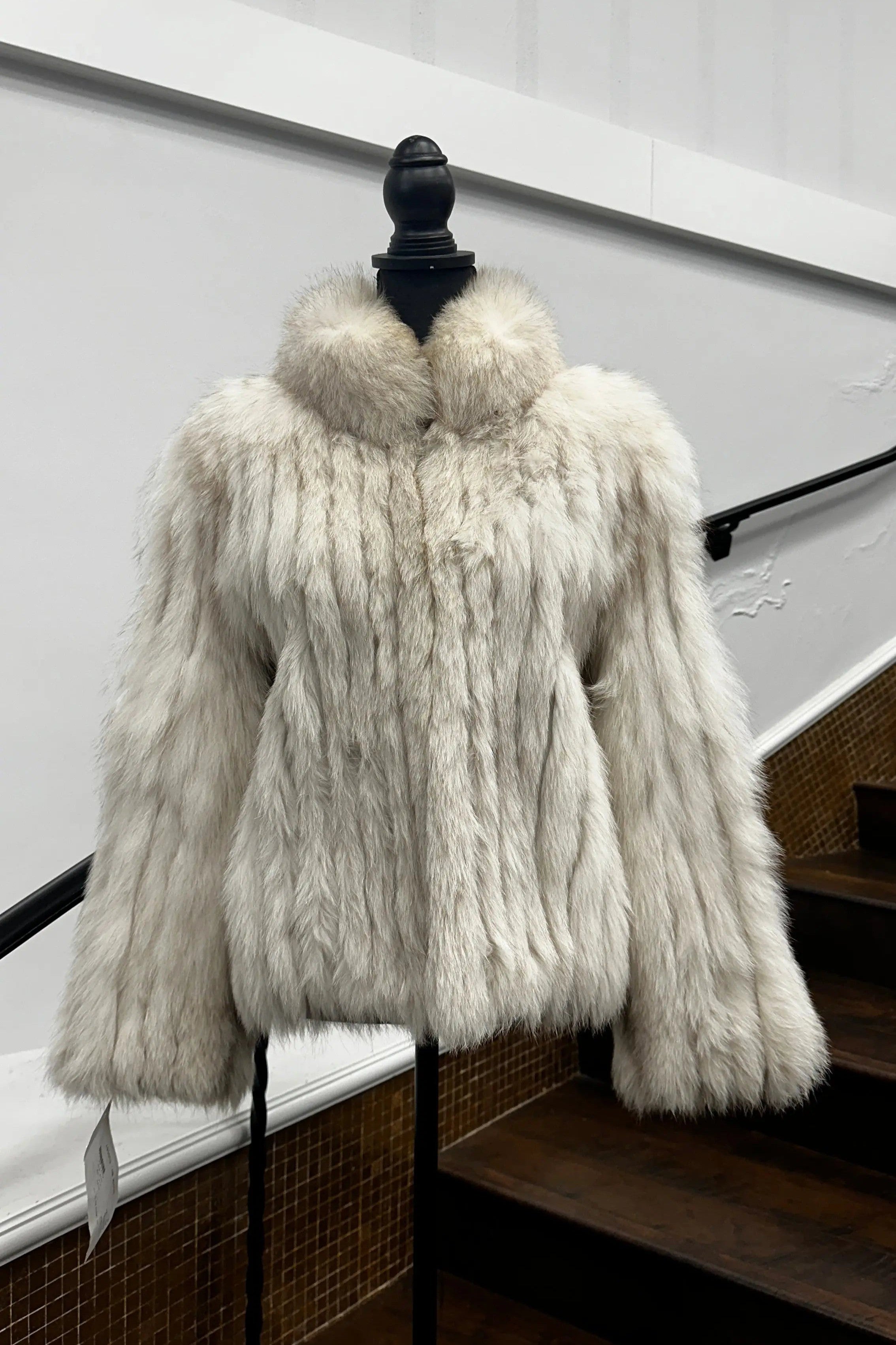 Vintage Blue Fox Jacket