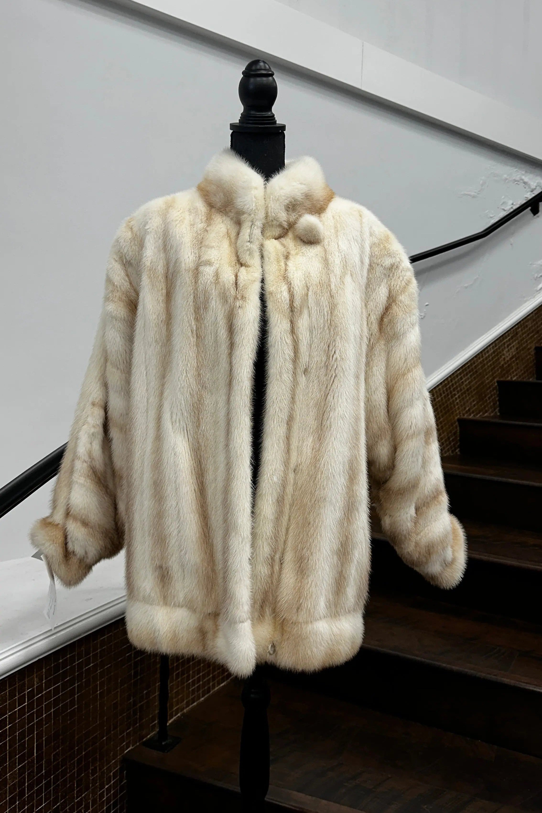 Vintage Brown Cross Mink Stroller