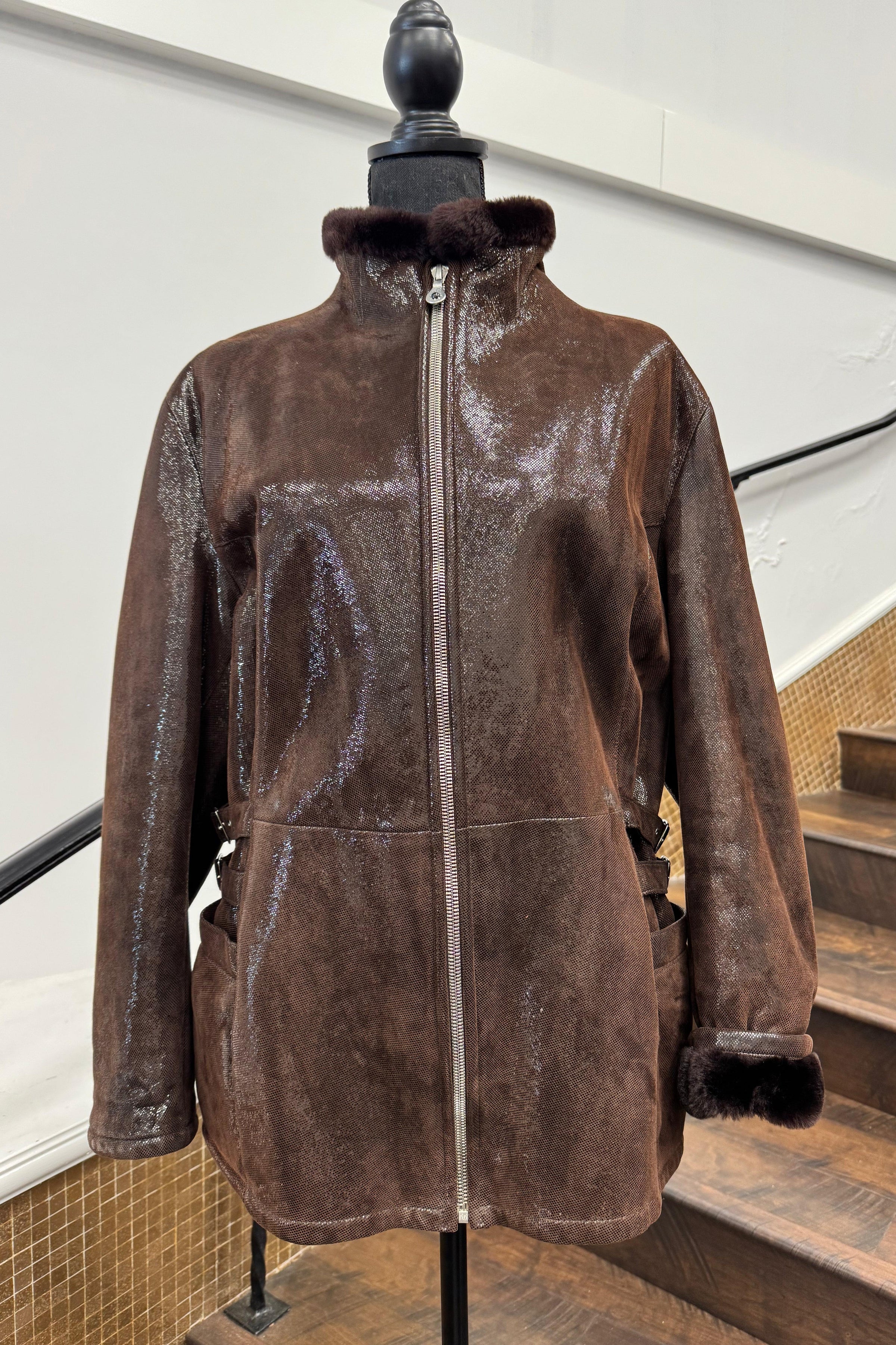 Vintage Brown Lamb Jacket