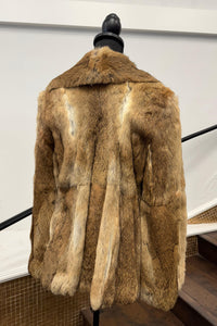 Vintage Brown Rabbit Jacket