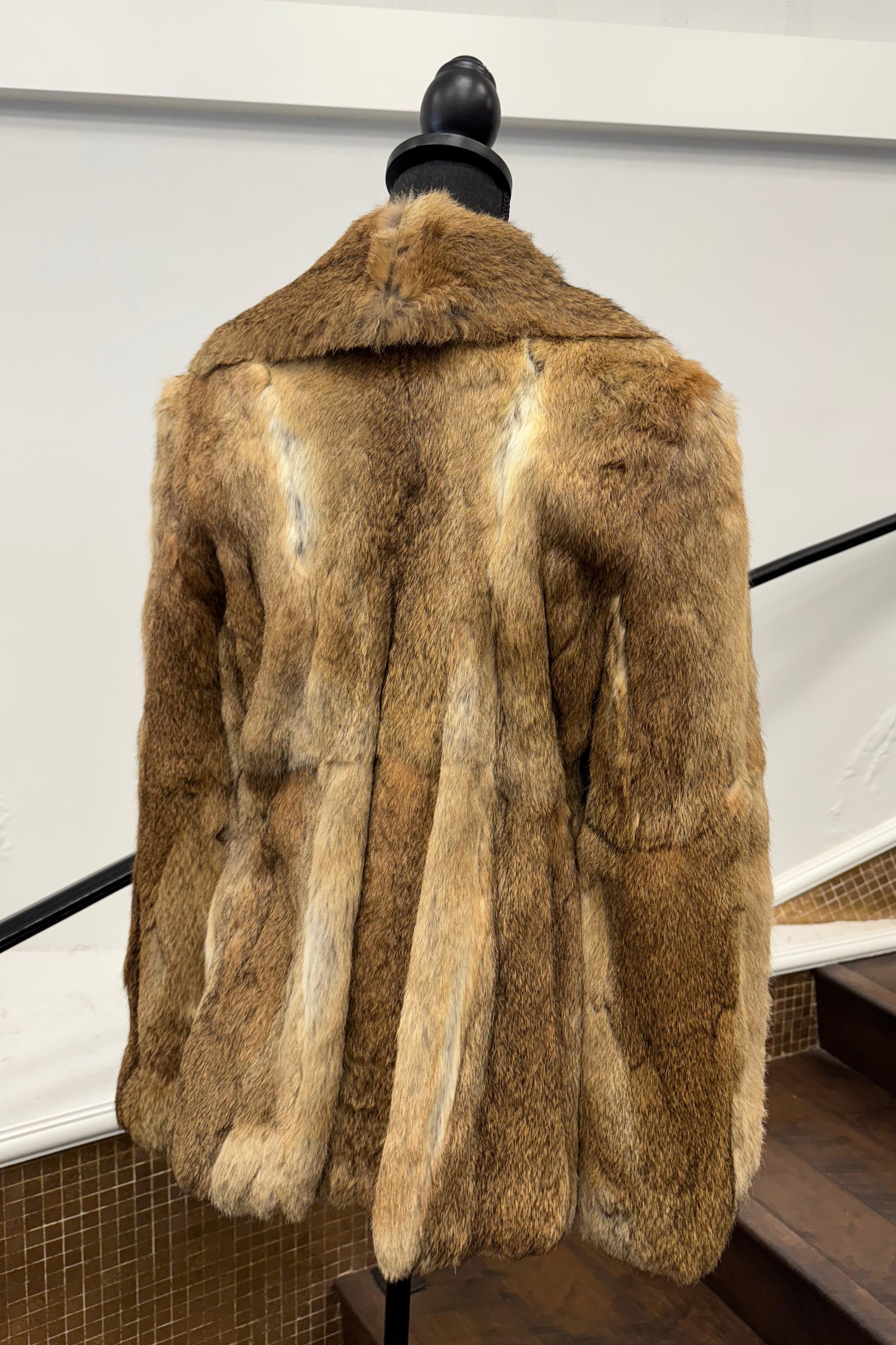 Vintage Brown Rabbit Jacket