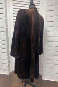 Vintage Brown Sheared Coat