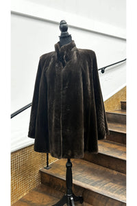 Vintage Brown Sheared Mink Stroller