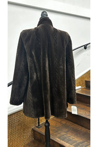Vintage Brown Sheared Mink Stroller