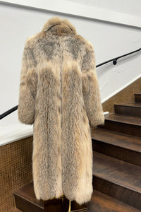 Vintage Canadian Lynx Coat with Matching Headband