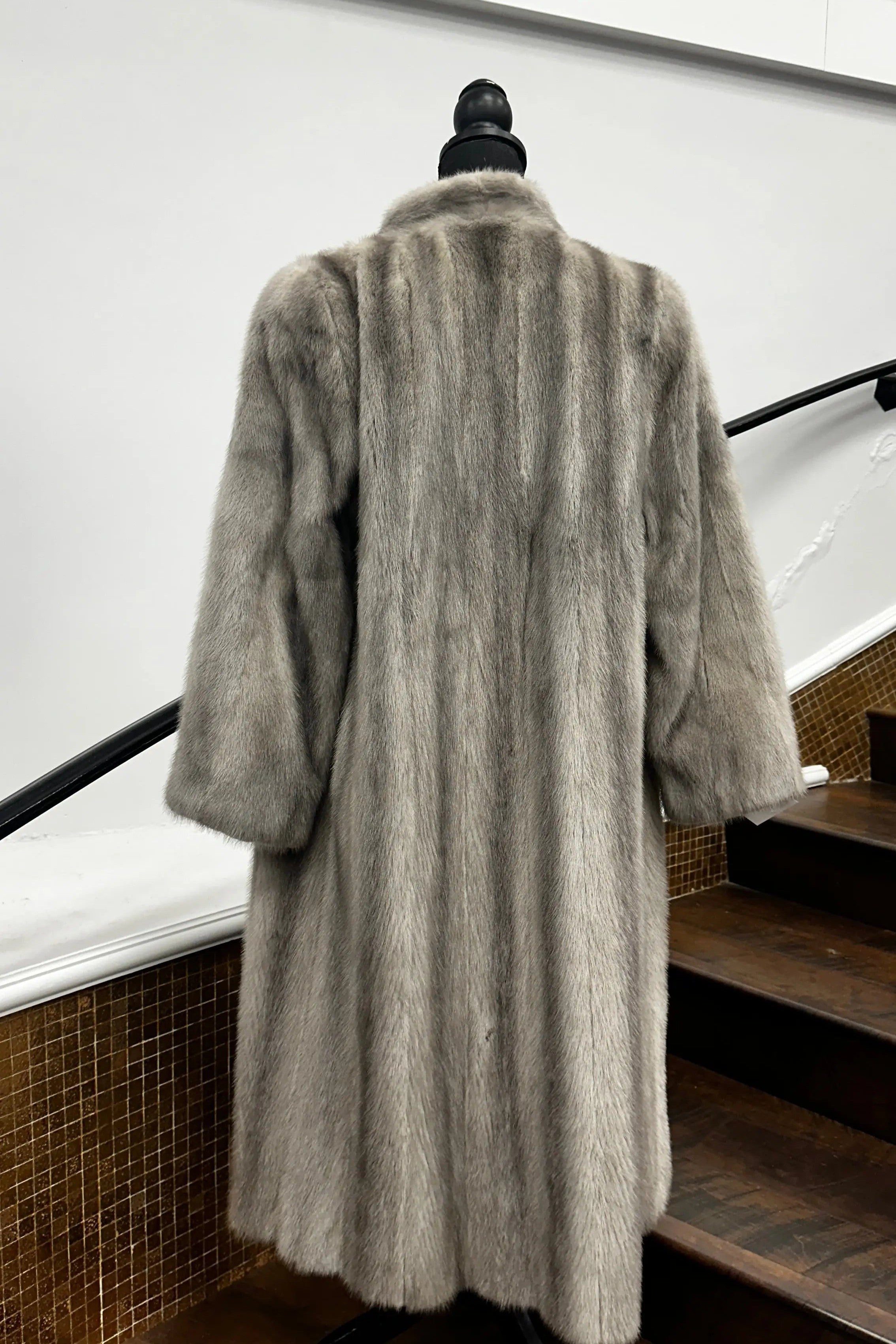 Vintage Cerulean Mink Coat