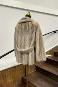 Vintage Cerulean Mink Stole