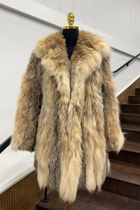 Vintage Crystal Fox Jacket