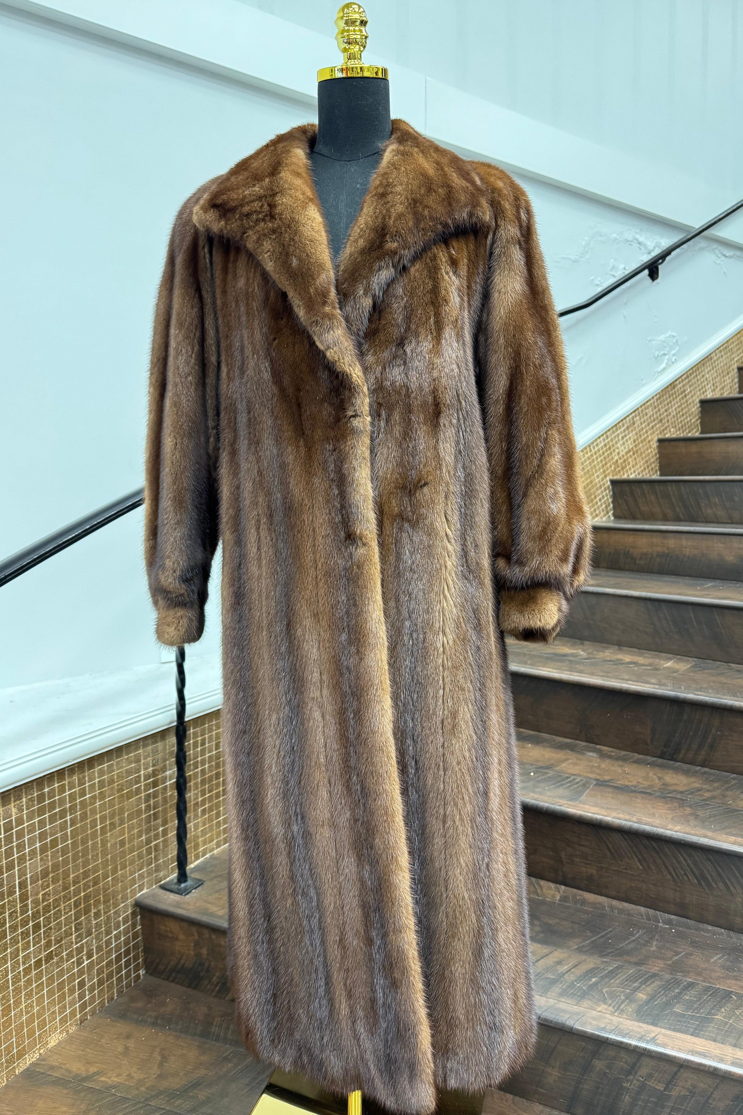 Vintage Demi Buff Mink Coat