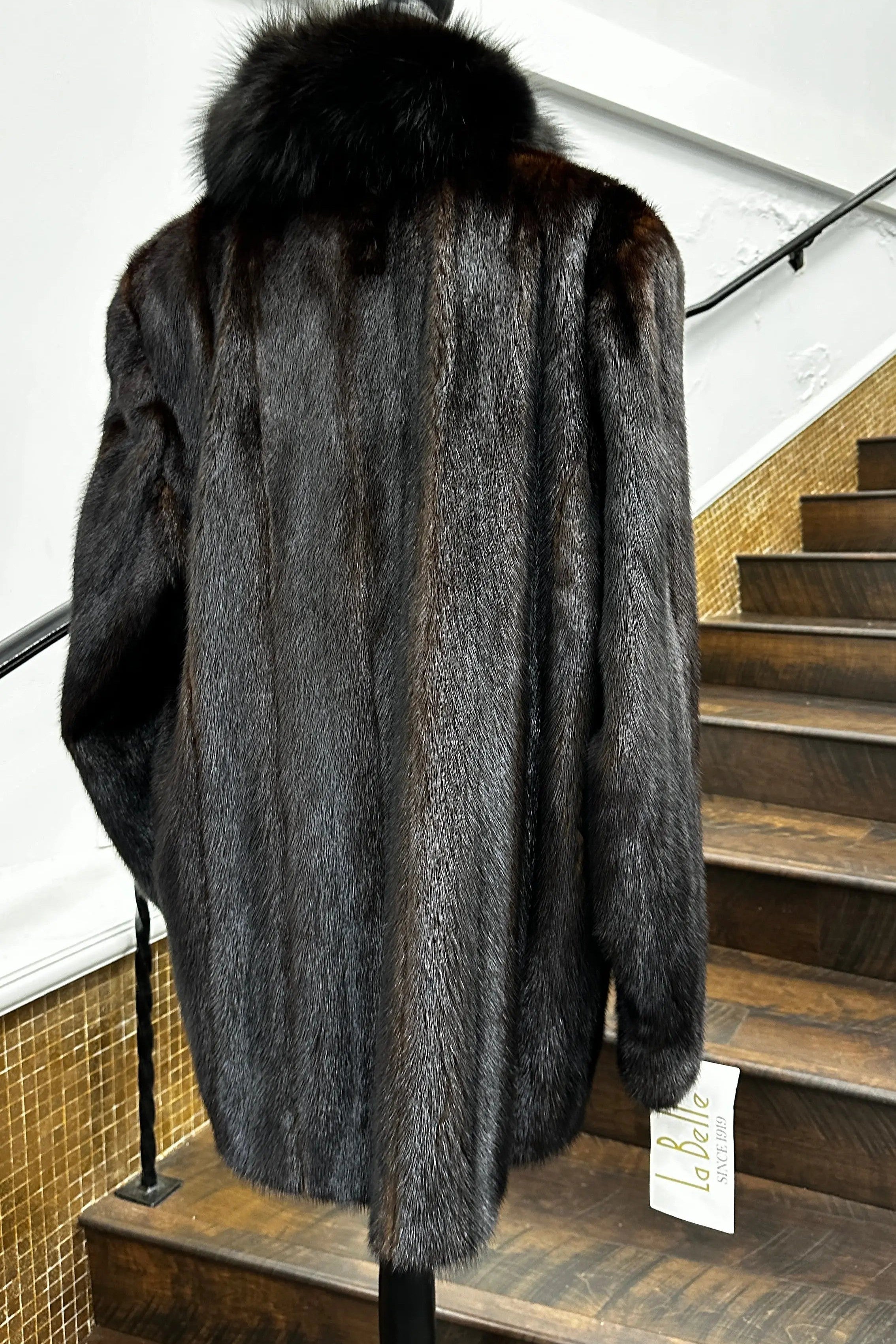 Vintage Mahogany Mink Stroller