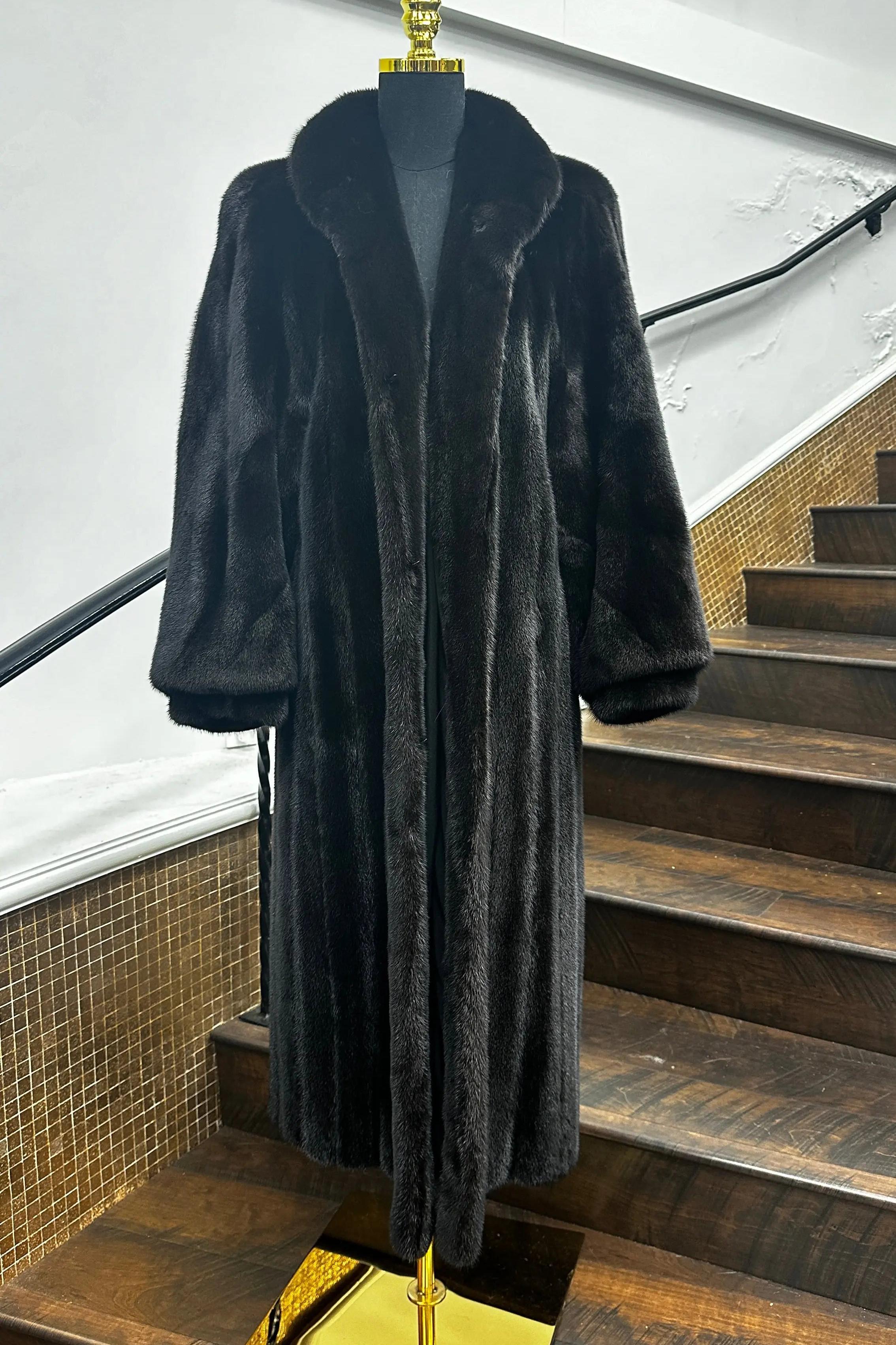 Vintage Full Length Ranch Mink Coat