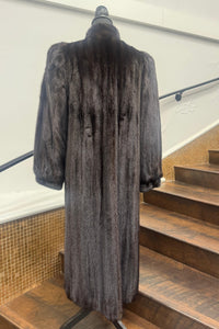 Vintage Full Length Ranch Mink Coat