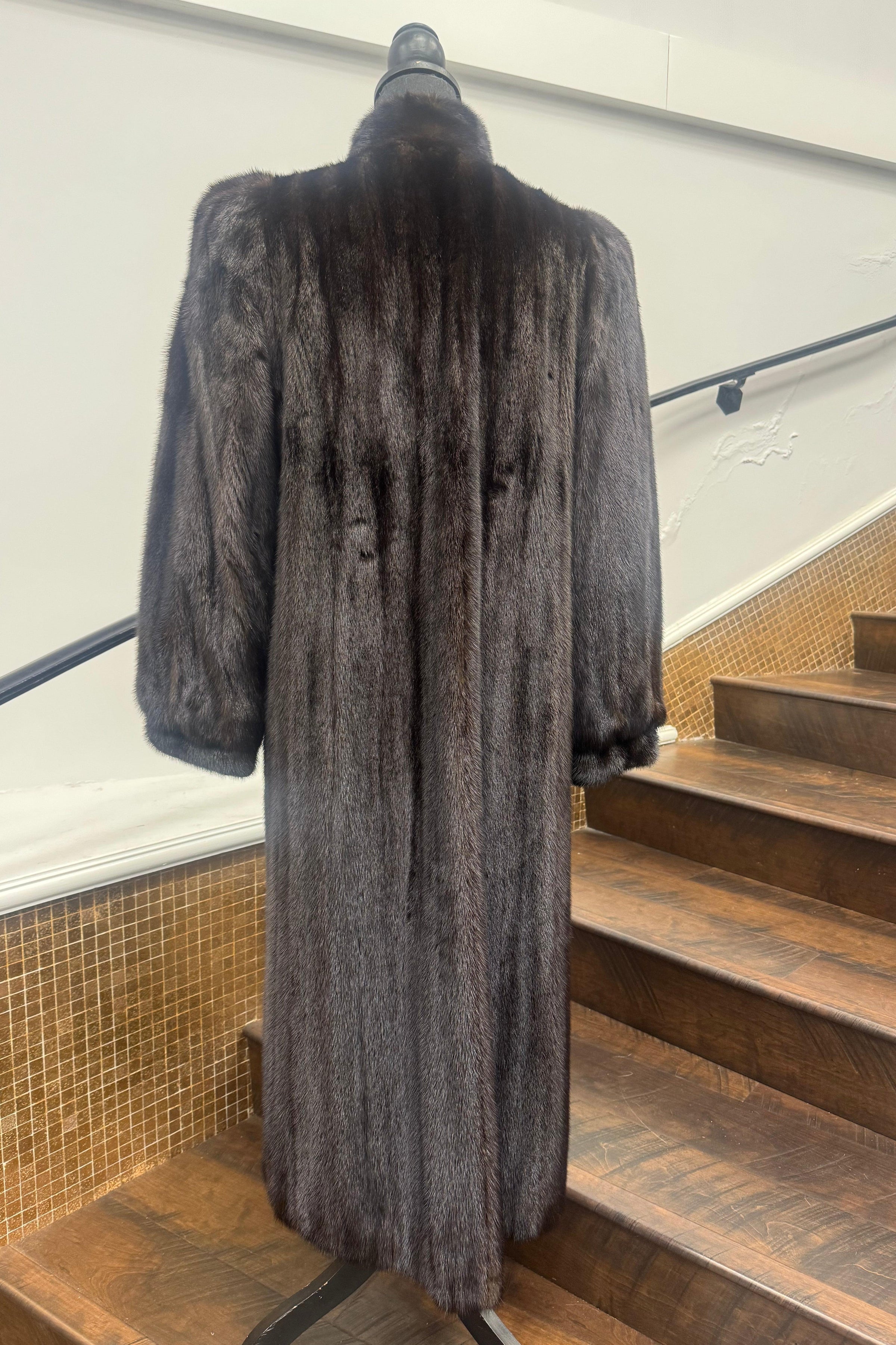 Vintage Full Length Ranch Mink Coat