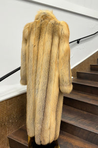 Vintage Golden Isle Fox Coat