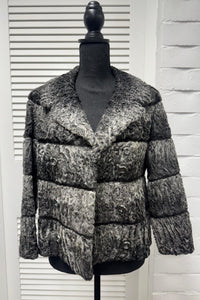Vintage Grey Persian Lamb Jacket