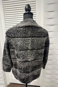 Vintage Grey Persian Lamb Jacket