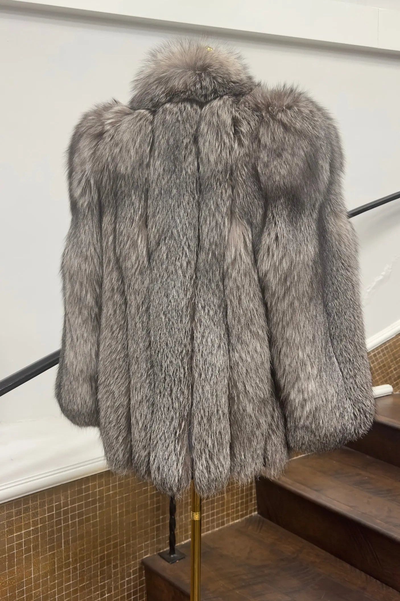 Vintage Indigo Fox Jacket