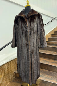 Vintage Mahogany Mink Coat