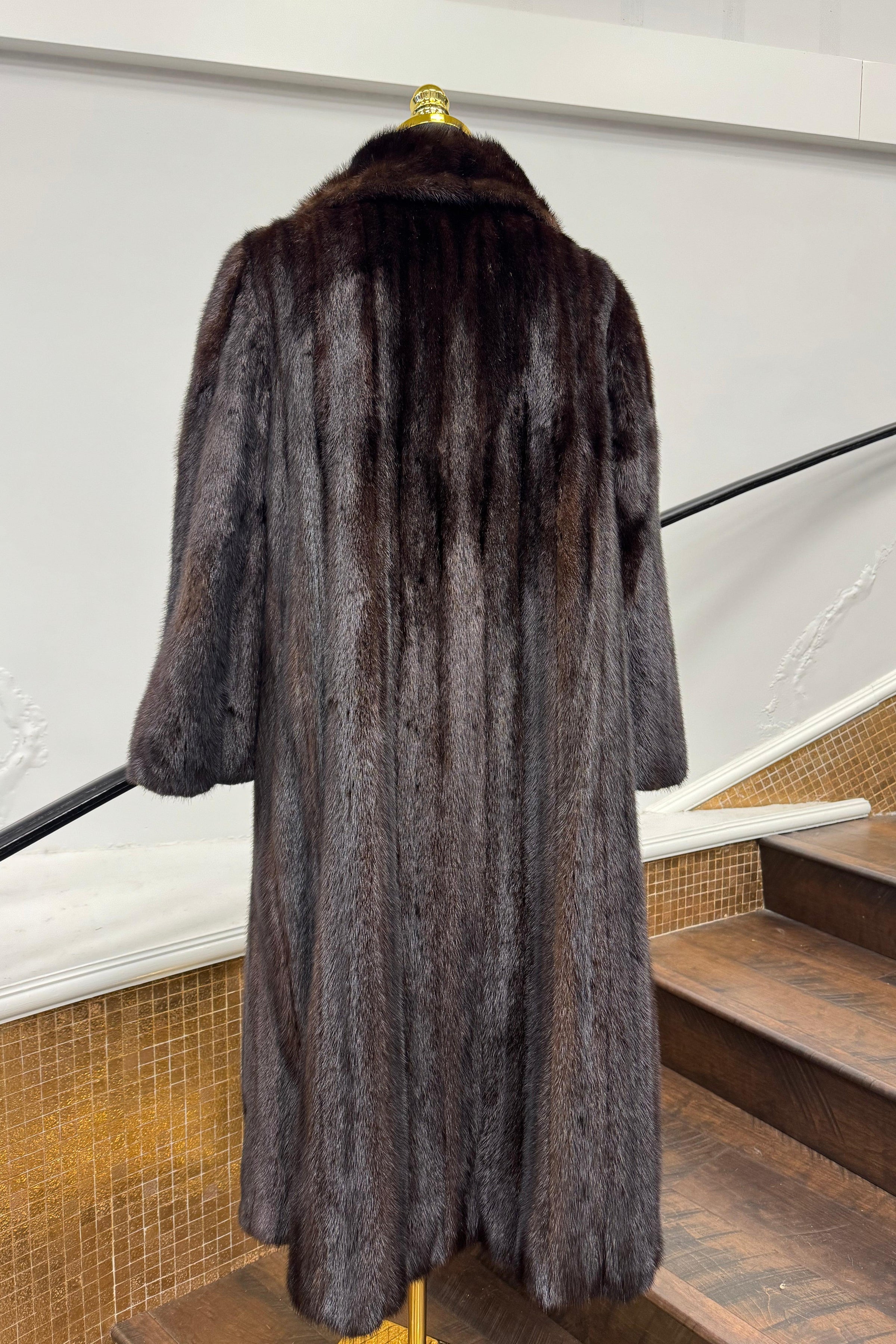 Vintage Mahogany Mink Coat